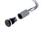 Flat Round Head CE SS Illuminated Anti Vandal Switch