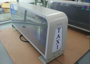 China Outdoor Bright Taxi Top LED Display Roof Signs For Cars With Double Side Screen wholesale