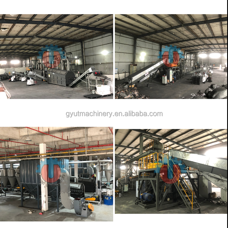 Scrap Cable Crusher Copper Wire Granulator Separator Recycling Machine Line for 2000L/H