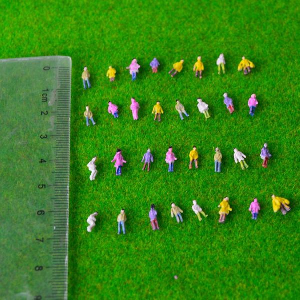 1:200 scale ABS plastic model figures 0.9cm for model building materials