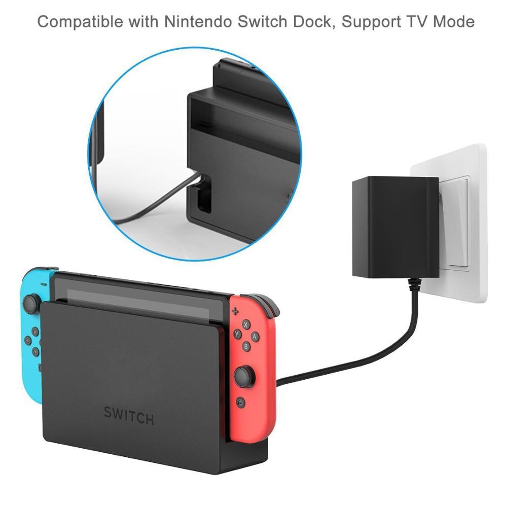 AC DC Adapter quick charger for NS console and dock high Quality with CE FCC RoHS