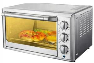 China 28L Stainless Steel Microwave Oven , 1500w Electric Cake Oven For Home wholesale