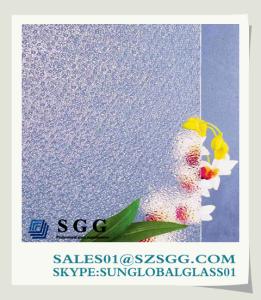 China frosted patterned glass 3mm with good price wholesale