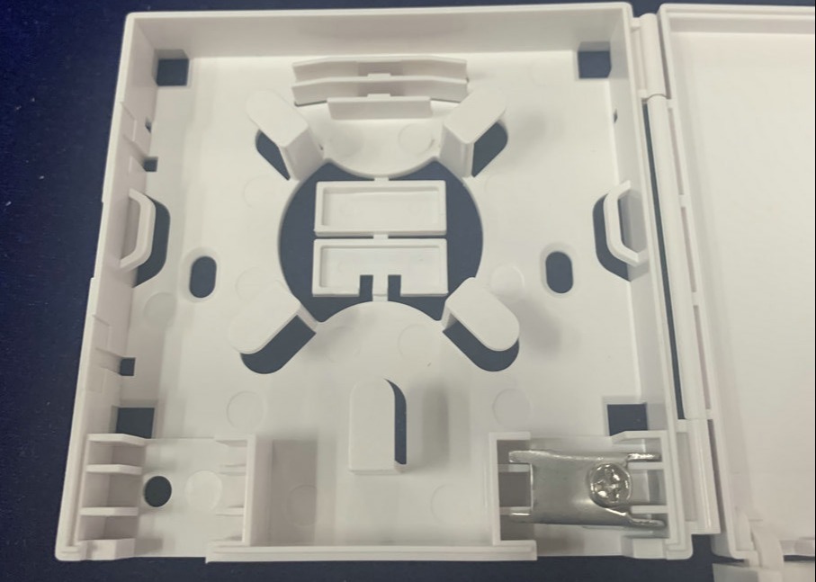 IP32 FTTX 2 SC Fiber Optic Faceplate Optical Rosette FTTH Wall Socket