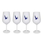Party Vodka Reusable Plastic Wine Glasses White Blue Grey Goose Acrylic Glasses