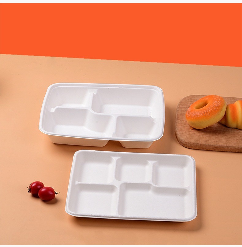 OEM / ODM Molded Pulp Packaging Paper Food Packing Box Printing