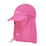 Outdoor Hiking Sun Protection Hats With Neck Flaps Pantone Color