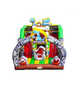 China Children Fun Park Inflatable Dinosaur Animals Slide For Kids wholesale