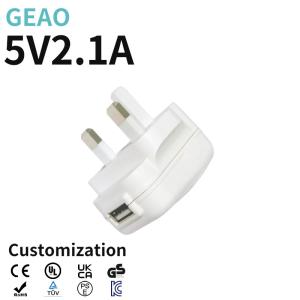 China Portable 5V 2.1A USB Wall Charger ABS PC Material Charging Battery Fan wholesale