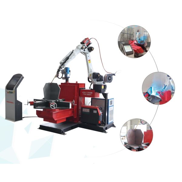 High Precision Welding Robot For Steel Structure Tower Foot Welding