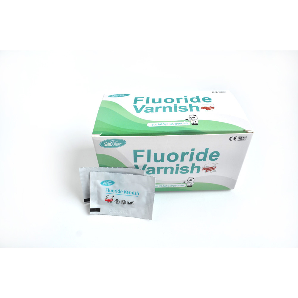 White Color 0.4ml Sodium Fluoride Varnish With 5% Sodium For Dental