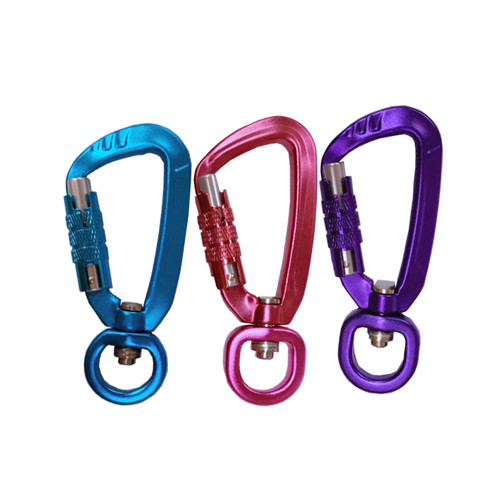 Colored Rope Hardware Accessories Self Locking Aviation Aluminum Swivel