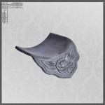 Pagoda Gardens Chinese Clay Roof Tiles Matt Bent Tea House Black Grey