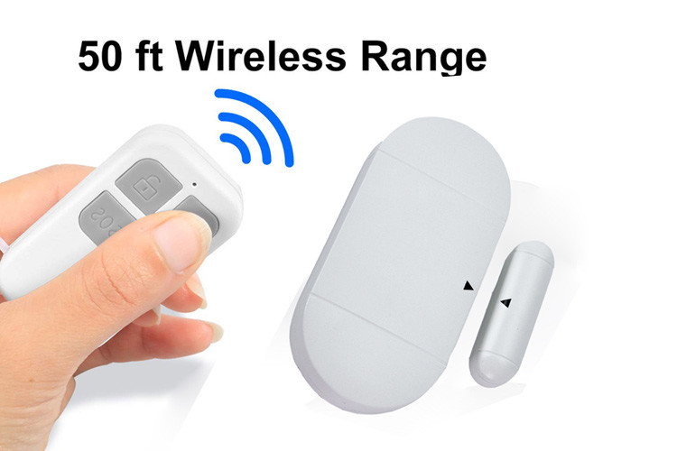 20m Remote Control House Alarm Systems High Sensitive With AAA Battery home security wireless
