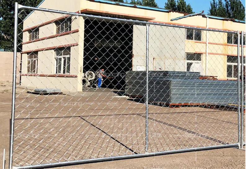 Portable 60g/M2 Galvanised Temporary Security Fence 2.1m High