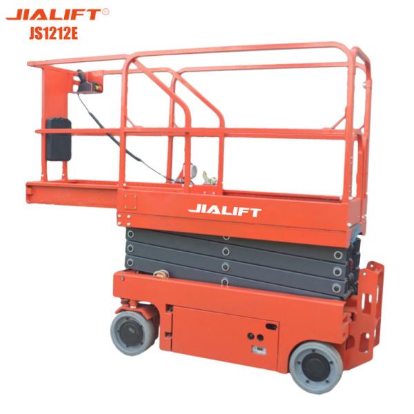 Self Propelled Electric Scissor Aerial Lift Platform Working Height 13.9m 320kg