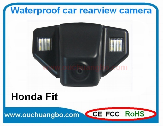 Ouchuangbo170 Degree Wide View Night Vision for Honda Fit OCB-T6832