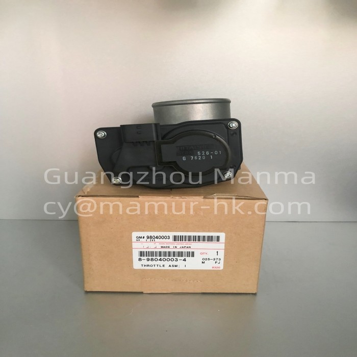 Throttle Valve ASM For ISUZU ELF 4JJ1 4JH1 8-98040003-4 ISUZU Truck Parts