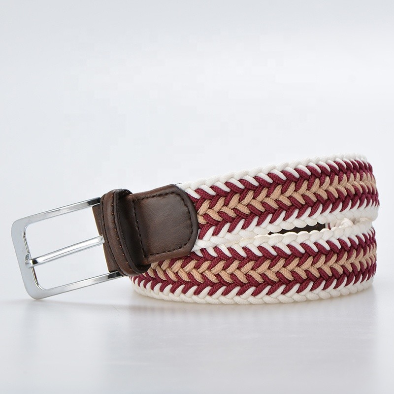 Spandex Alloy Casual Jean Belt 120cm Woven Elastic Stretch Belts