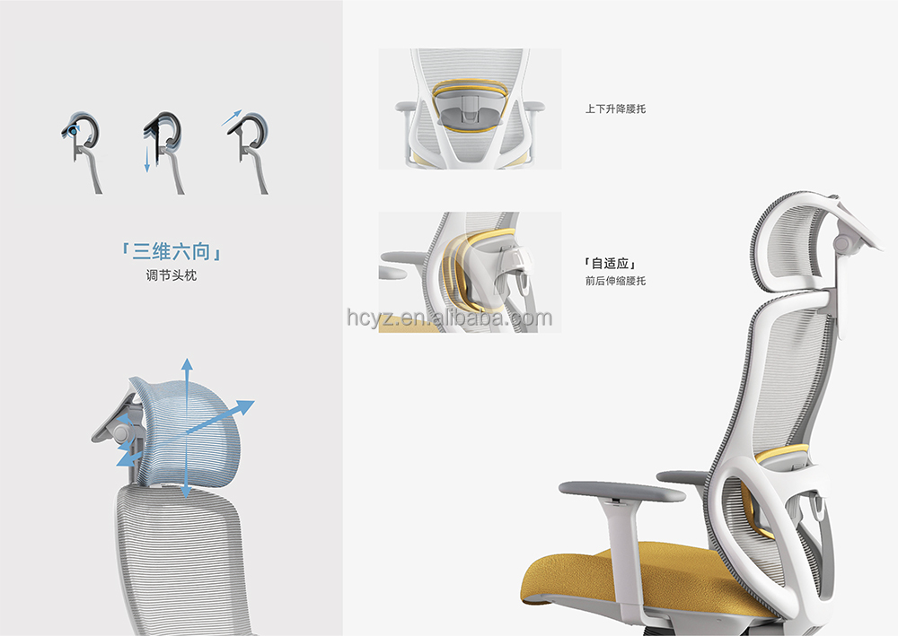 Experience Comfort and Style with our Modern Desk Chair Adjustable Backrest Included