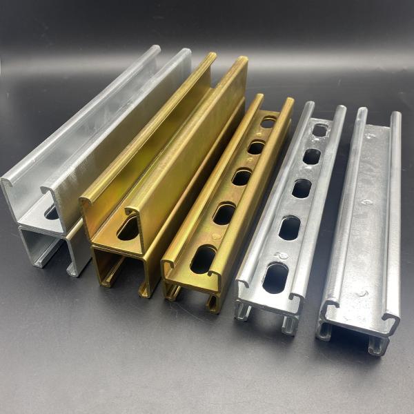 Manufacturer 41x41 41x82 Slotted Solid Cold Formed Slotted Double Unistrut
