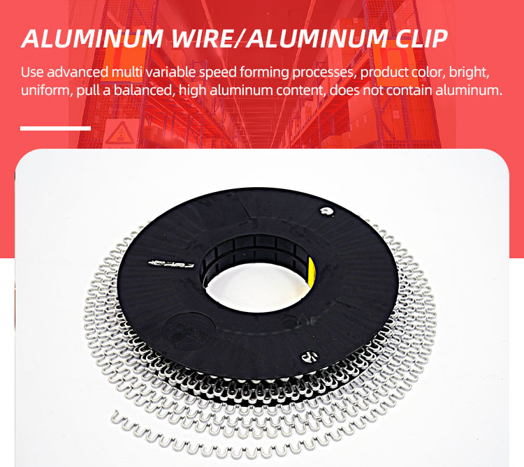 R Shape Sausage Casing Clips Aluminum Sausage Clip consistent material hardness