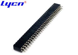 China 180° DIP PPS Round Female Pin Header 2.54 Mm Machined UL94V-0 wholesale