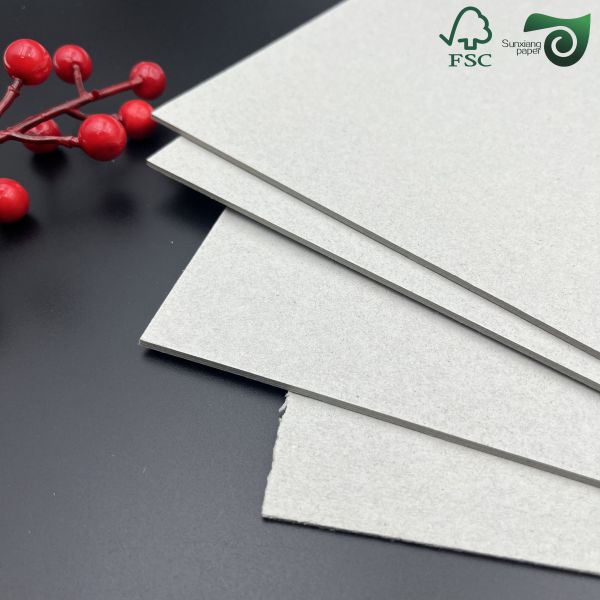 FSC Certified Grey Recycled Pulp Book Binding Board 900gsm 945gsm 1.45mm 1.5mm Thick