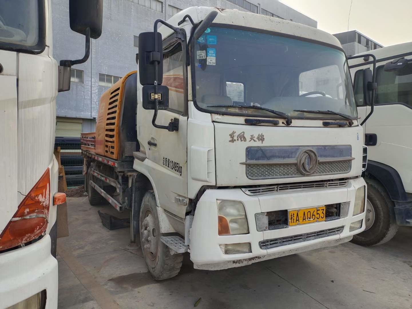 Shacman 10018 Used Truck Mounted Concrete Pumps 300m For Construction