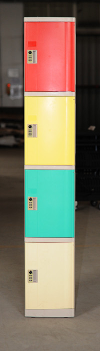 Vandal Resistant 10 Tier Commercial Storage Lockers Beige Door For Recreational Plances
