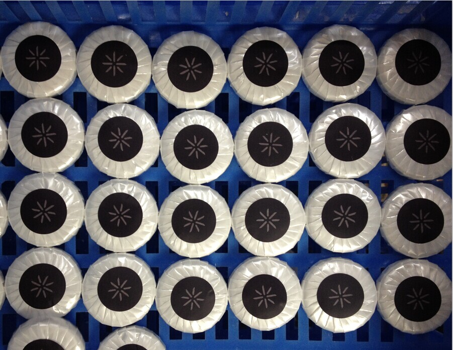 Round Soap Pleat Type Wrapping Machine For Automatic Hotel Soap Packaging