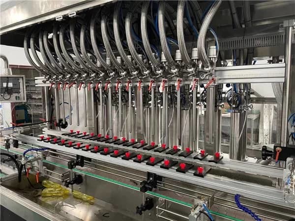 NP-VF Automatic Volumetric Piston Filling Machine With Multy Heads Servo Driven Inline System