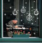 Shop Window Door Christmas Wall Stickers Kids Living Room Bedroom Decoration
