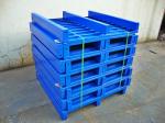 Powder Coated Heavy Duty Steel Pallets For Warehouse Management Storage