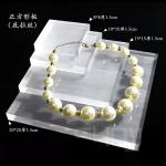 Luxury Brushed Finishing Acrylic Jewelry Display Stand for Necklaces Earrings