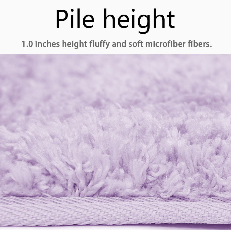 Non Shedding Polyester Tufted Bath Mat non toxic material