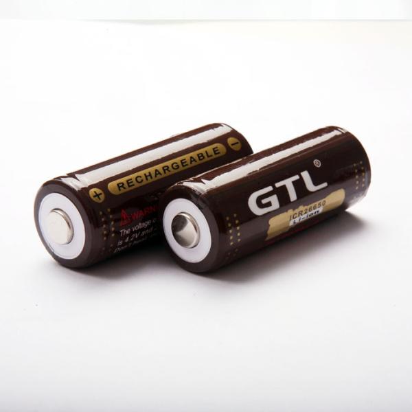 GTL 5800mAh 26650 rechargeable battery High Performance Lithium Rechargeable