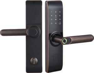 China Fingerprint Zinc Alloy TT Door Lock Indoor WiFi APP Smart For Apartment House wholesale