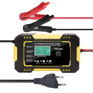 China Pulse Repair Motorcycle Lead Acid Battery Charger 12V 6A wholesale