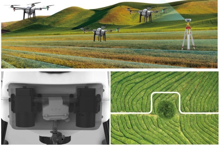 New Design Launched Large-Load Plant Protection Drone Multi-Rotor Six-Axis 10L Plant Protection Special