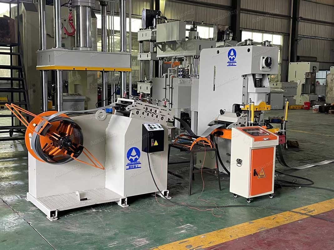 Metal Switch Electrical Box Fully Automatic Pneumatic Punching Production Line Without Manual Labor