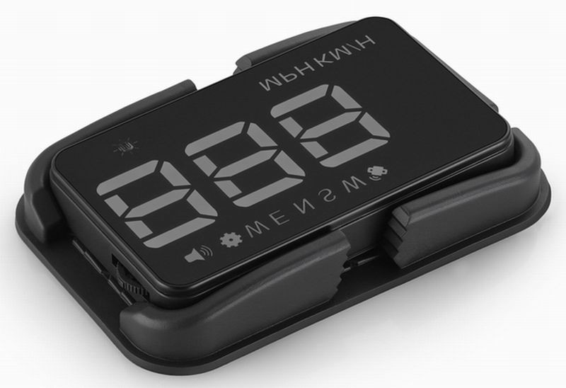 Ouchuangbo HUD 3.5 inch Car Head Up Display Windshield Projector Speedometer Overspeed - GPS Satellite 2 Dispaly Mode