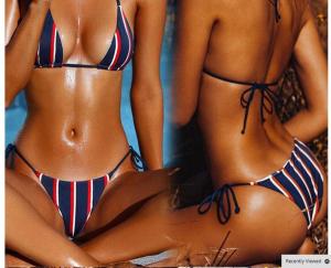 China Bikini 2019 Sexy women bandage Bikini push-up brazilian Print swimwear beachwear swimsuit beach swimwear wholesale