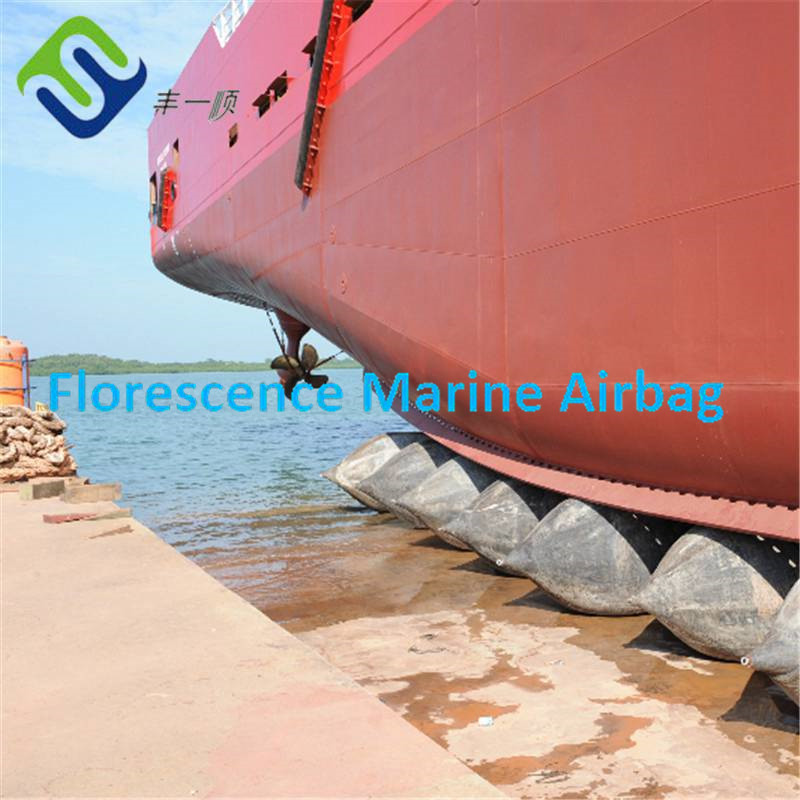 Marine Salvage Rubber Ship Launching Airbag Floating inflatable