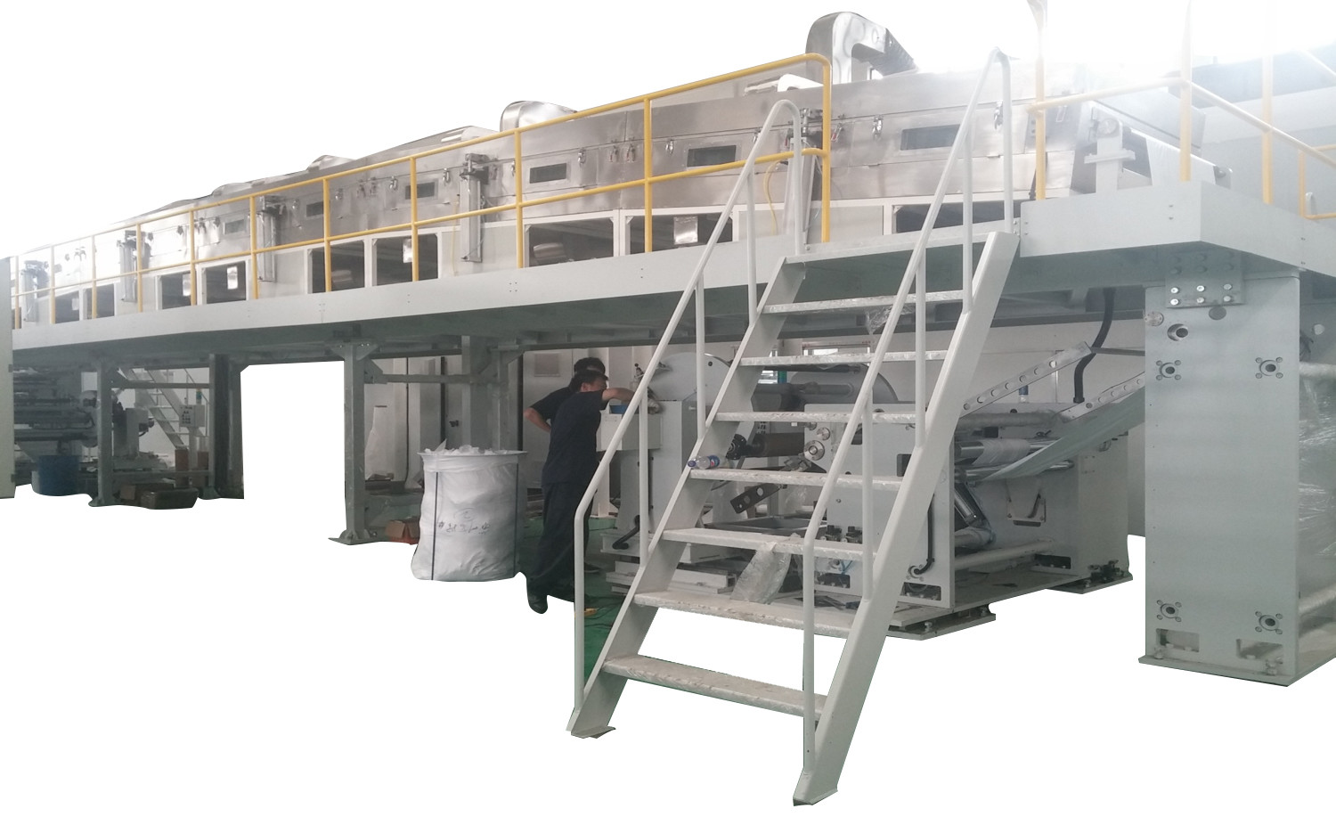 1250mm 6um 380V Web Coating Machine , PE Coating Machine