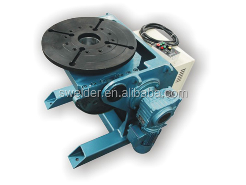 Small Single Column Welding Positioner Machine 200kg Weight And Capacity