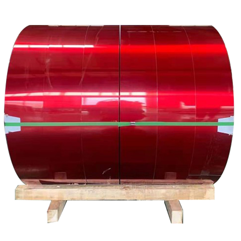 Temper T3 T8 Painted Coated 1050 1060 3003 5052 1050h18 Rolled Color Coated Aluminum Coil Plate for Gutter Machinery