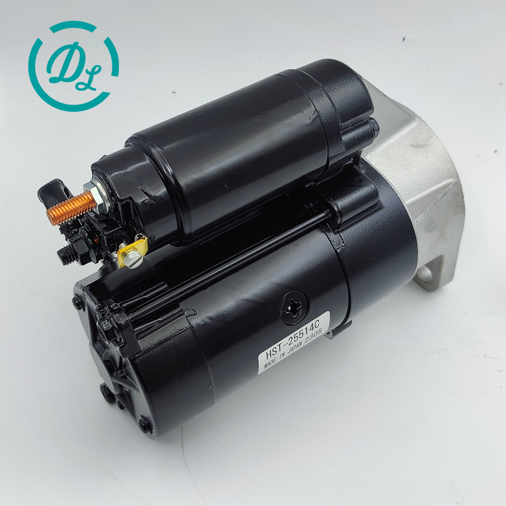 HST-25514C Excavator Starter Motor 8-98045027-1 8980450271 4KW 24V