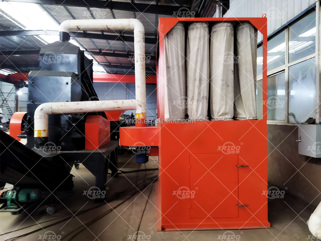 Waste Air Conditioner Radiator Separator Copper Shredder 500kg/H-2000kg/H