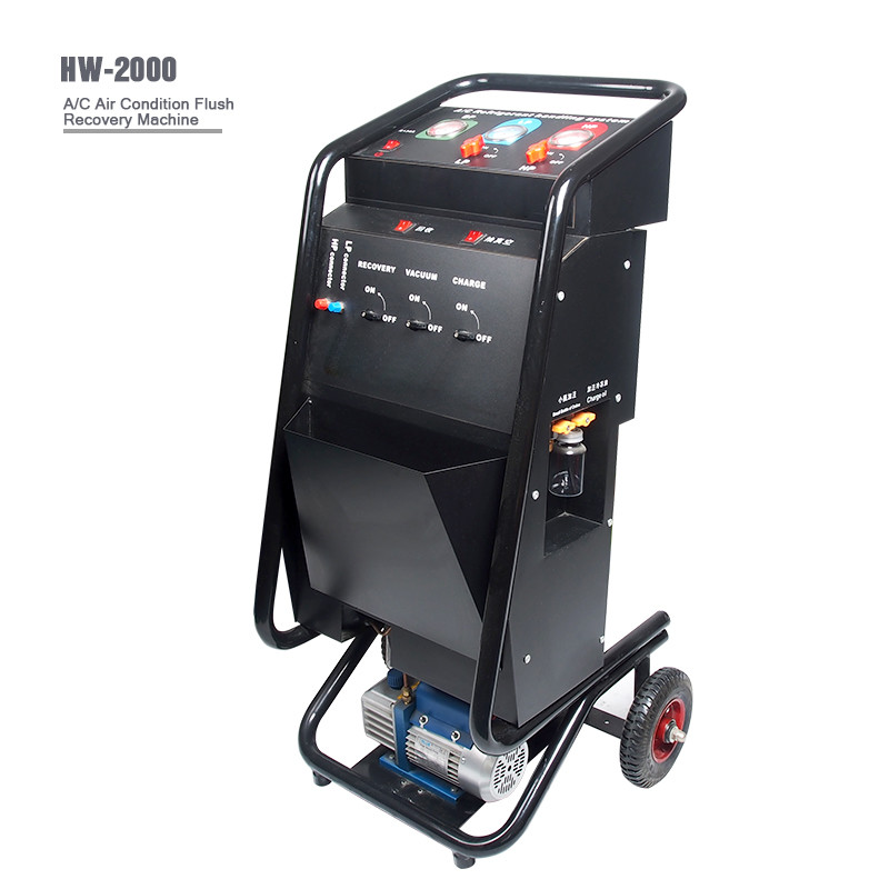 Semi Automatically 8HP AC Gas Recovery Machine R134a Recharge CE